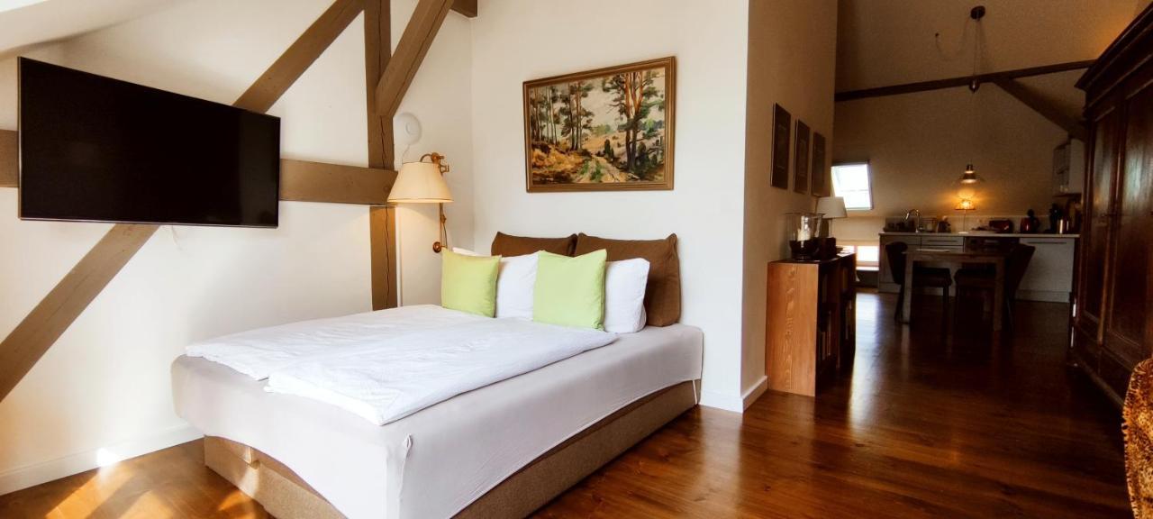 Loggiahaus Am Schloss, 5 Ferienwohnungen, Teils Mit Schloss- Und Seeblick Rheinsberg Eksteriør billede